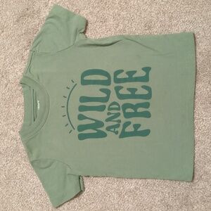 Carter's Green Wild and Free Graphic Tee